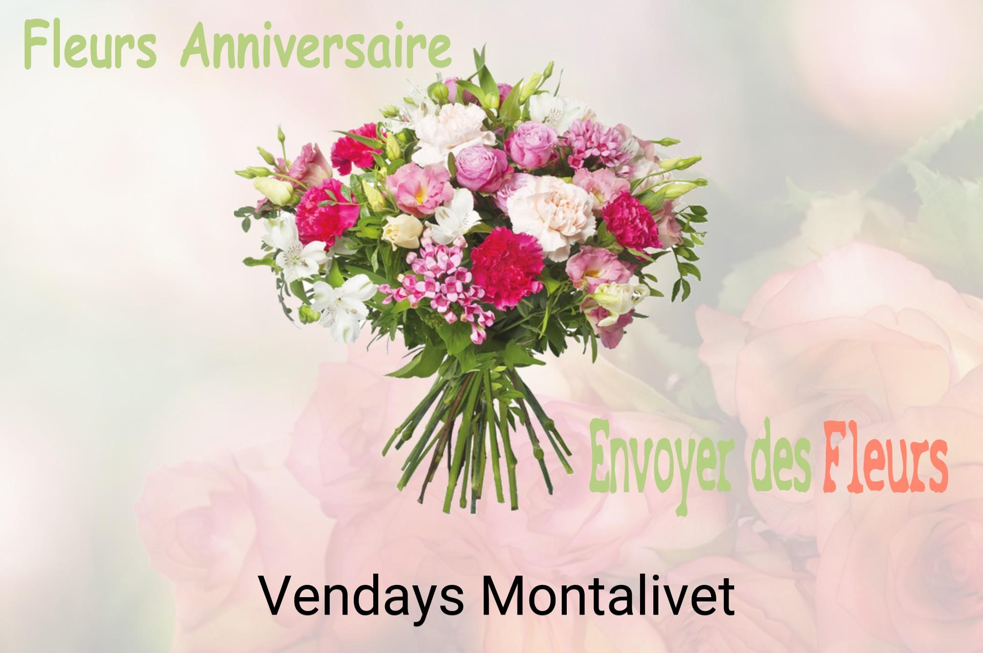 Bouquet de fleurs d’anniversaire livré à Vendays-Montalivet